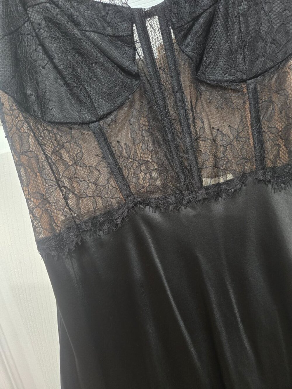 $495 NEW CAMI NYC MAUREEN CORSET LACE DRESS 12 PARTY WEDDING GUEST COCKTAIL - Picture 6 of 8